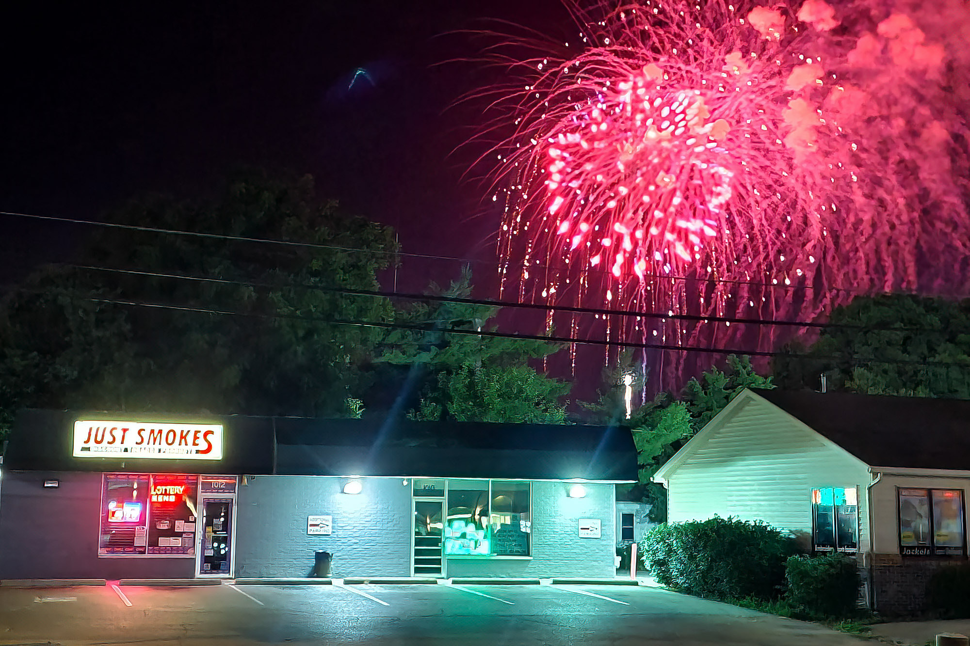 Kroger Parking Lot Fireworks July 4th Ohio