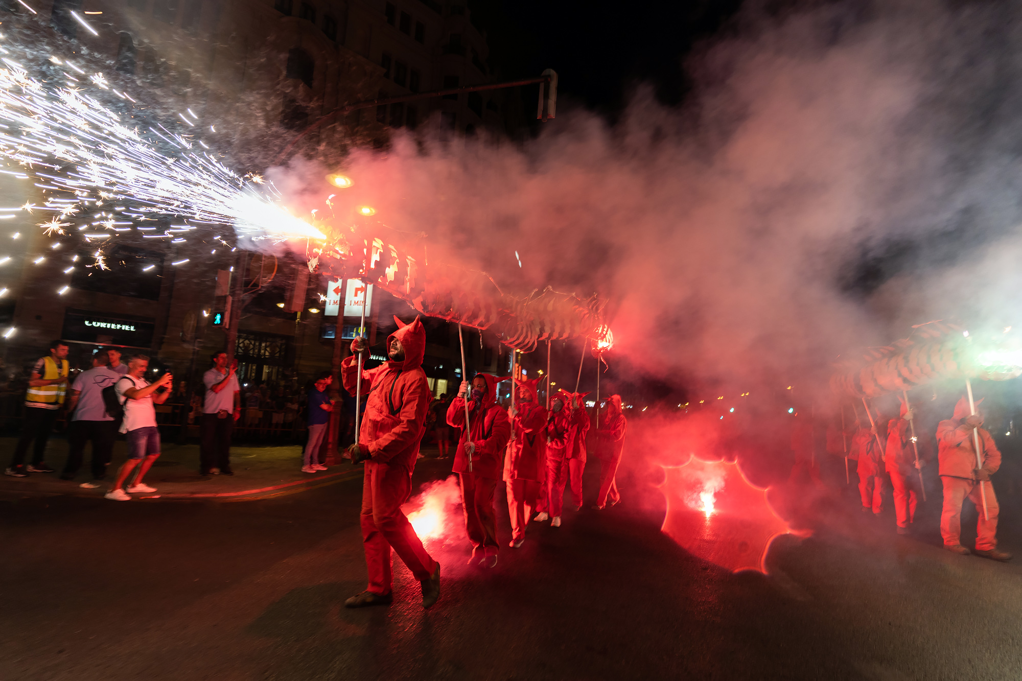 The Gran Fira de Valencia Correfoc 2022 - Fire Parade Through The City ...