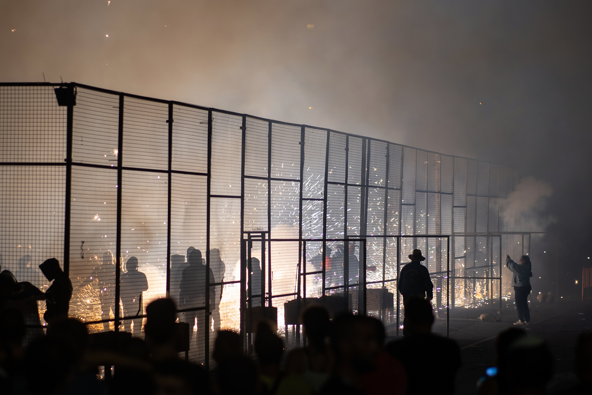 Cage Firework in Valencia