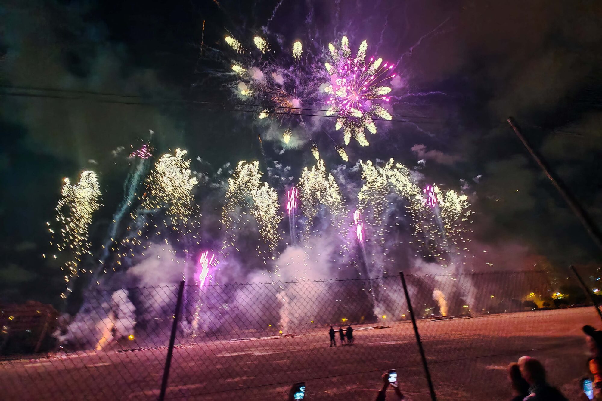 Fireworks For the Nou D'Octubre in Valencia