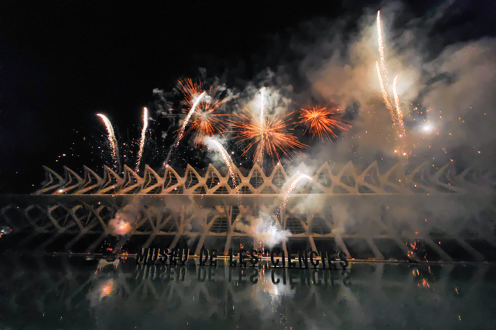 Ninot Exhibition Fireworks